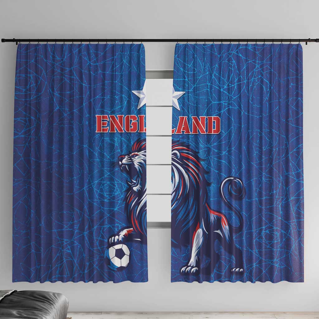 England 2024 Football Window Curtain Go Champions Lionesses