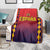 Spain 2024 Football Blanket Go Champions La Roja Simple Style