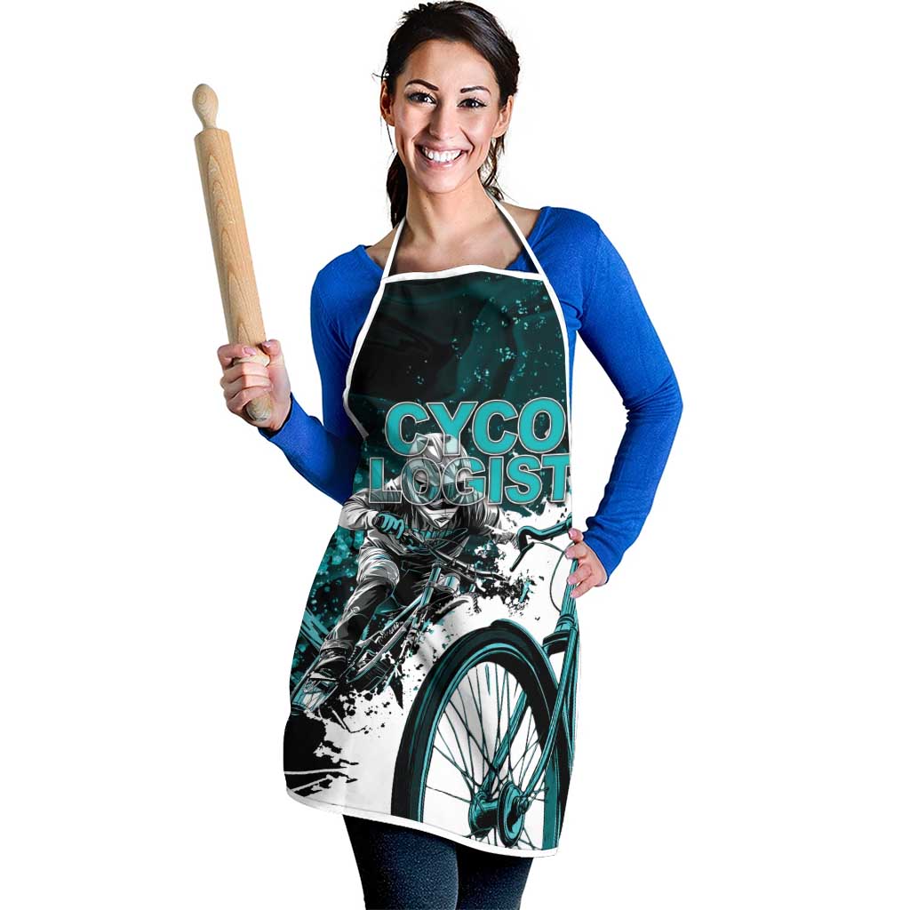 Cycologist Cycling Apron Grunge Style - Wonder Print Shop