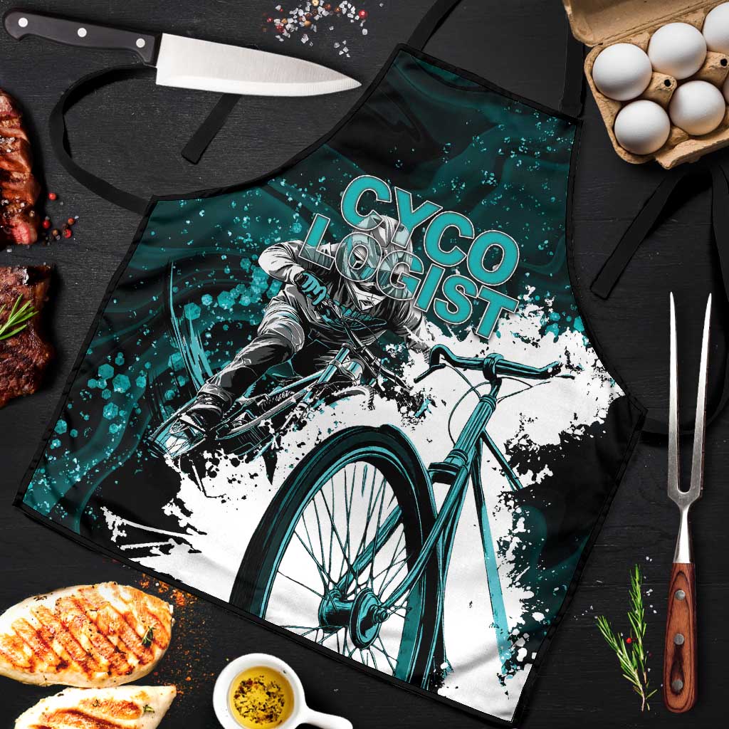 Cycologist Cycling Apron Grunge Style - Wonder Print Shop