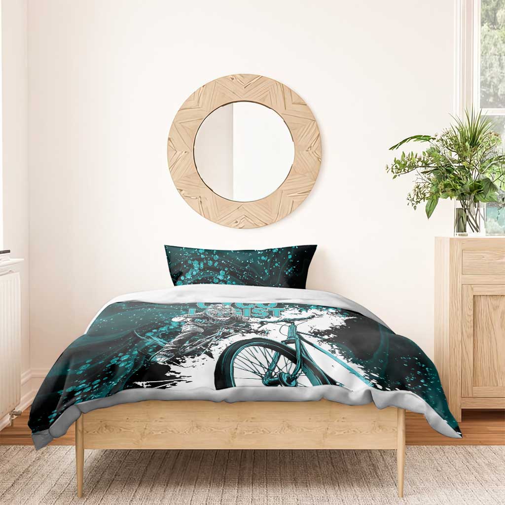 Cycologist Cycling Bedding Set Grunge Style - Wonder Print Shop