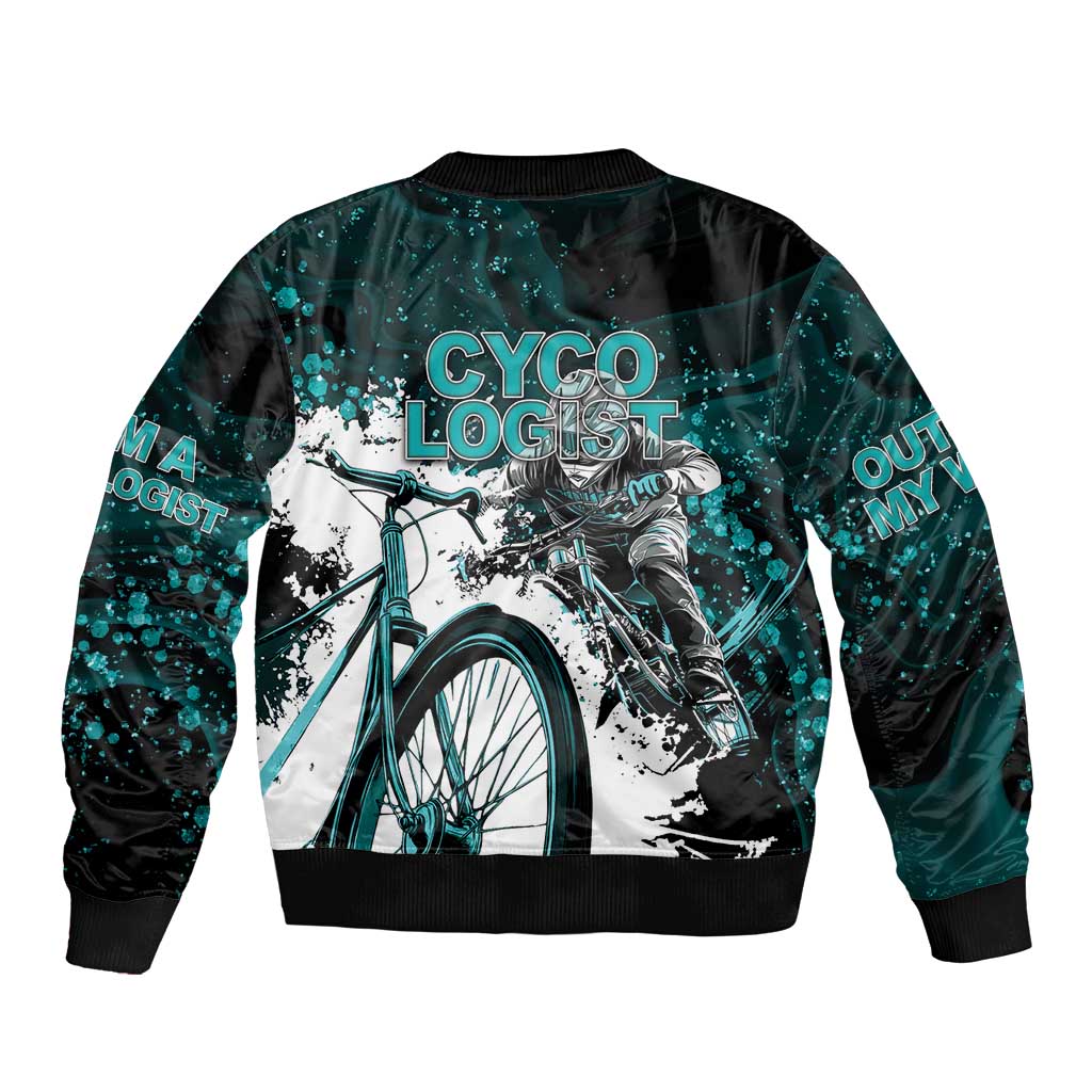 Cycologist Cycling Bomber Jacket Grunge Style - Wonder Print Shop