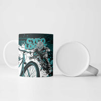 Cycologist Cycling Ceramic Mug Grunge Style - Wonder Print Shop