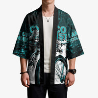 Cycologist Cycling Kimono Grunge Style - Wonder Print Shop