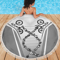 Personalized Cycling Beach Blanket Its In My DNA - Wonder Print Shop
