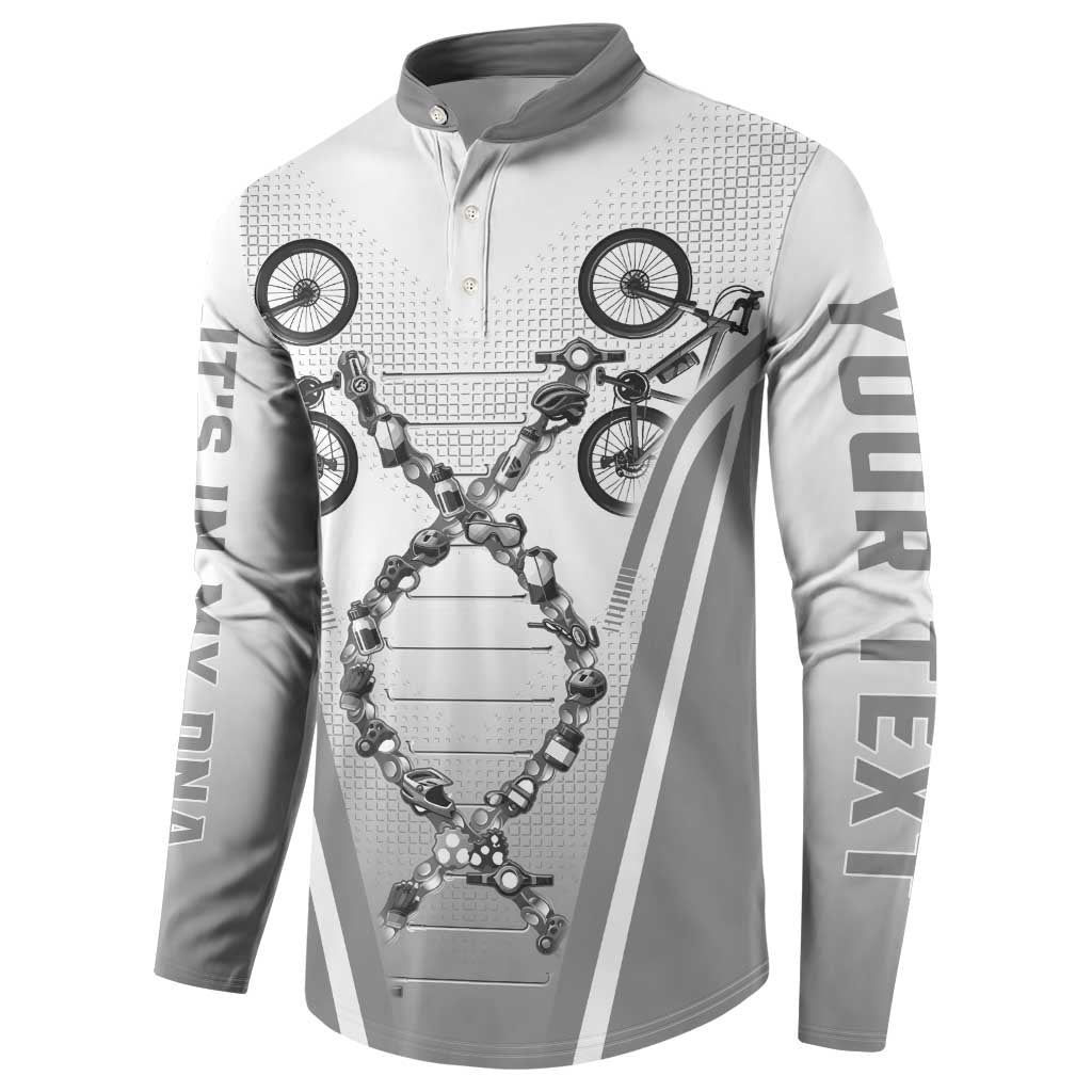 Personalized Cycling Button Sweatshirt Its In My DNA - Wonder Print Shop