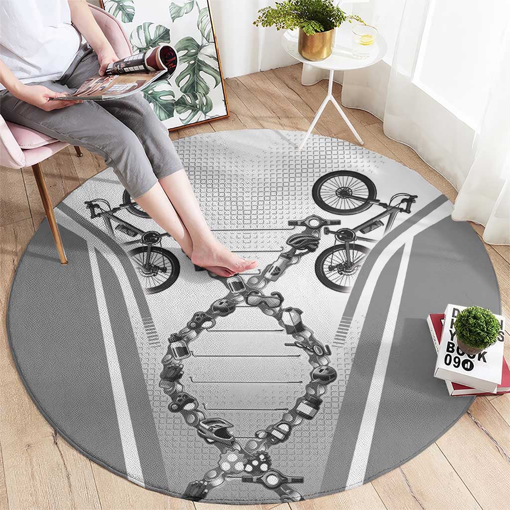 Personalized Cycling Round Carpet Its In My DNA - Wonder Print Shop