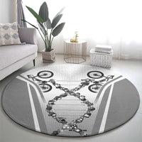 Personalized Cycling Round Carpet Its In My DNA - Wonder Print Shop