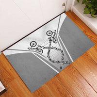 Personalized Cycling Rubber Doormat Its In My DNA - Wonder Print Shop