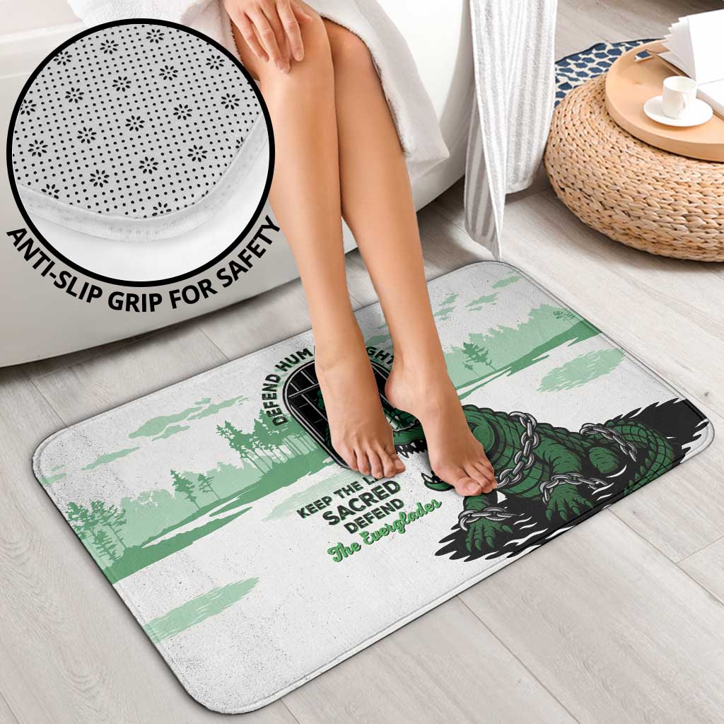 Alligator Alcatraz Defend Human Rights Bathroom Set Defend The Everglades - Wonder Print Shop