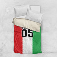 Custom Iran Football 2026 Bedding Set Go Team Melli Flag Style