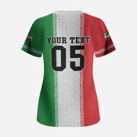 Custom Iran Football 2026 Scrub Top Go Team Melli Flag Style