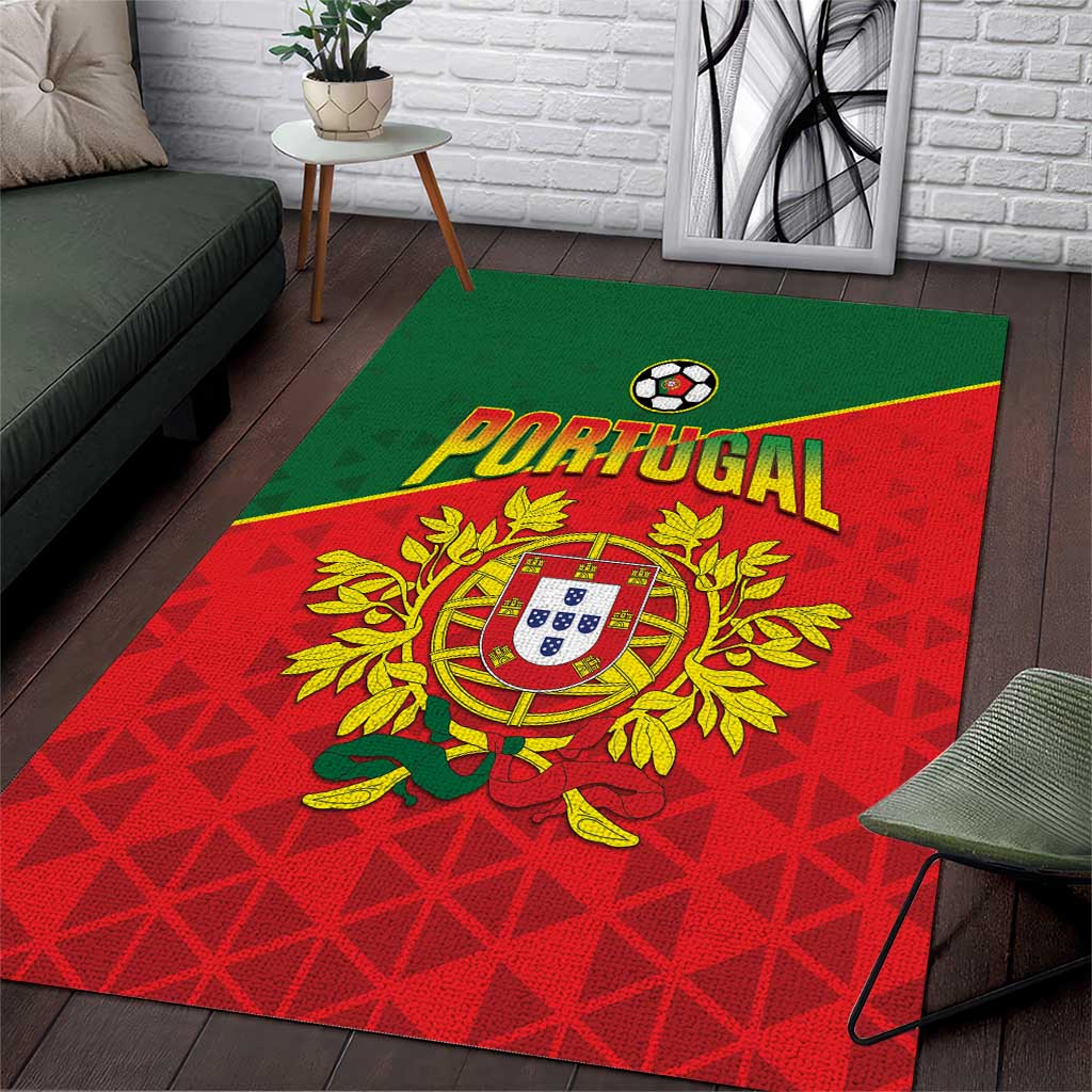 Portugal 2024 Football Area Rug Go Champions A Selecao das Quinas LT05 - Wonder Print Shop