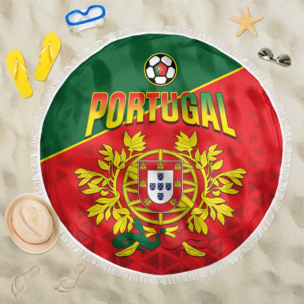 Portugal 2024 Football Beach Blanket Go Champions A Selecao das Quinas LT05 - Wonder Print Shop