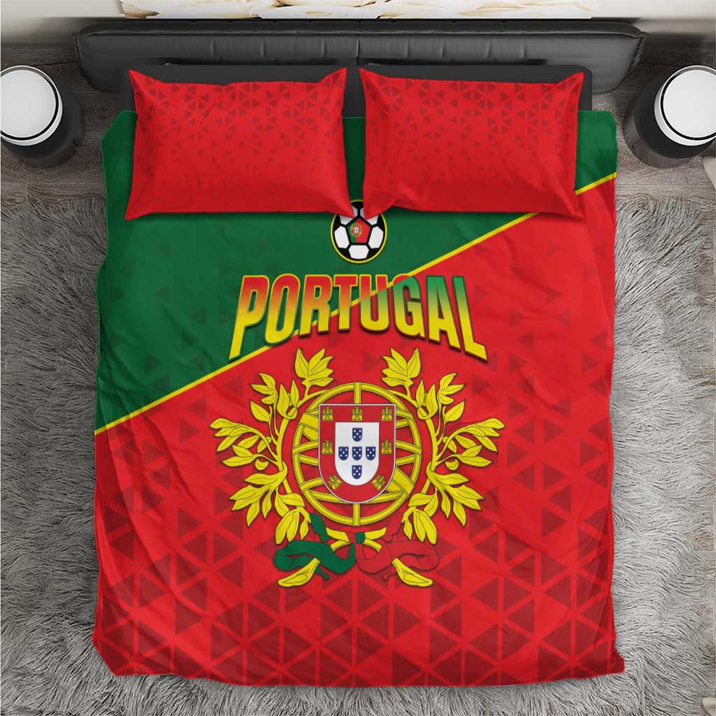 Portugal 2024 Football Bedding Set Go Champions A Selecao das Quinas LT05 - Wonder Print Shop