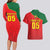 Custom Portugal 2024 Football Couples Matching Long Sleeve Bodycon Dress and Hawaiian Shirt Go Champions A Selecao das Quinas LT05 - Wonder Print Shop