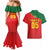 Custom Portugal 2024 Football Couples Matching Mermaid Dress and Hawaiian Shirt Go Champions A Selecao das Quinas LT05 - Wonder Print Shop