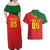 Custom Portugal 2024 Football Couples Matching Off Shoulder Maxi Dress and Hawaiian Shirt Go Champions A Selecao das Quinas LT05 - Wonder Print Shop