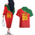 Custom Portugal 2024 Football Couples Matching Off The Shoulder Long Sleeve Dress and Hawaiian Shirt Go Champions A Selecao das Quinas LT05 - Wonder Print Shop