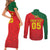 Custom Portugal 2024 Football Couples Matching Short Sleeve Bodycon Dress and Long Sleeve Button Shirt Go Champions A Selecao das Quinas LT05 - Wonder Print Shop