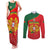 Custom Portugal 2024 Football Couples Matching Tank Maxi Dress and Long Sleeve Button Shirt Go Champions A Selecao das Quinas LT05 - Wonder Print Shop