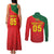 Custom Portugal 2024 Football Couples Matching Tank Maxi Dress and Long Sleeve Button Shirt Go Champions A Selecao das Quinas LT05 - Wonder Print Shop