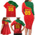 Custom Portugal 2024 Football Family Matching Long Sleeve Bodycon Dress and Hawaiian Shirt Go Champions A Selecao das Quinas LT05 - Wonder Print Shop