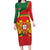 Custom Portugal 2024 Football Family Matching Long Sleeve Bodycon Dress and Hawaiian Shirt Go Champions A Selecao das Quinas LT05 - Wonder Print Shop