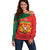 Custom Portugal 2024 Football Off Shoulder Sweater Go Champions A Selecao das Quinas LT05 - Wonder Print Shop