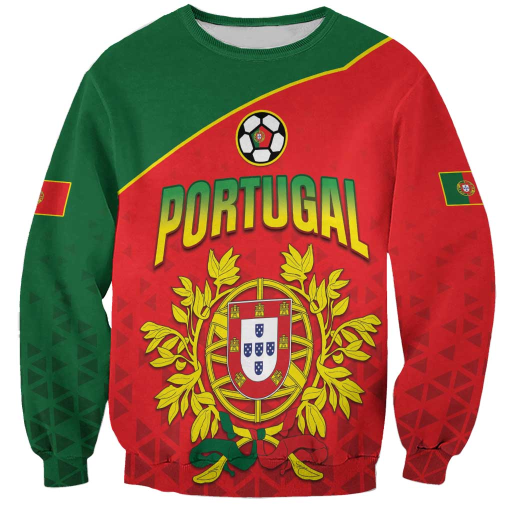 Custom Portugal 2024 Football Sweatshirt Go Champions A Selecao das Quinas LT05 - Wonder Print Shop