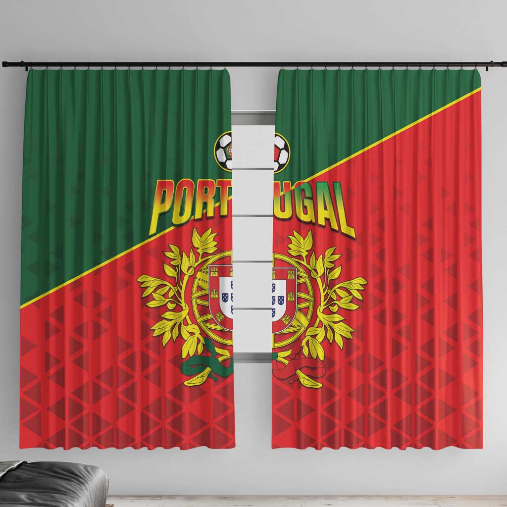 Portugal 2024 Football Window Curtain Go Champions A Selecao das Quinas LT05 - Wonder Print Shop