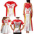 Custom Japan Rugby 2024 Family Matching Tank Maxi Dress and Hawaiian Shirt Go Cherry Blossoms LT05 - Wonder Print Shop