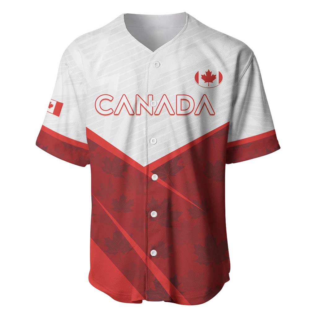 Custom Canada Rugby 2024 Baseball Jersey Go Canada Simple Style LT05 - Wonder Print Shop