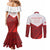 Custom Canada Rugby 2024 Couples Matching Mermaid Dress and Long Sleeve Button Shirt Go Canada Simple Style