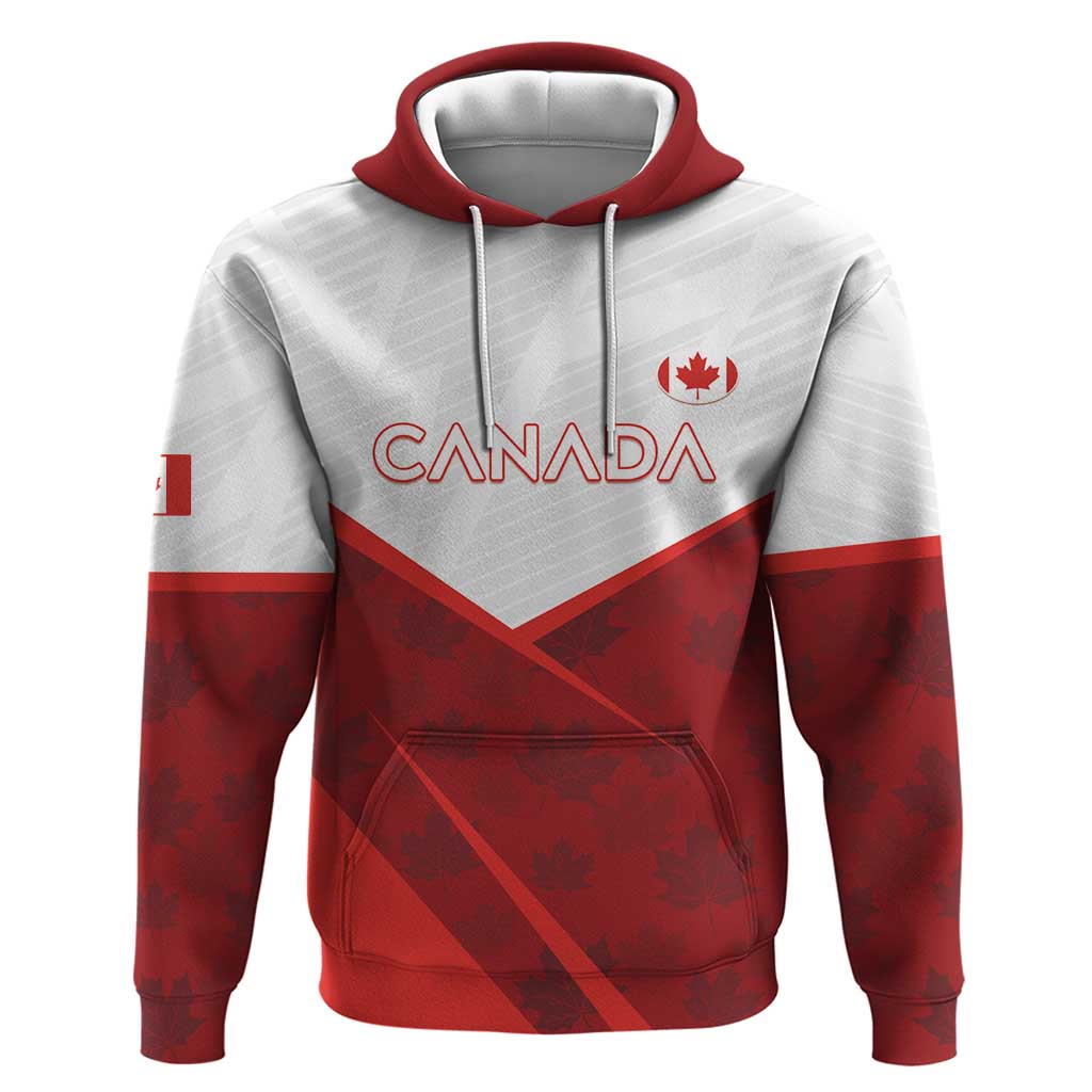 Custom Canada Rugby 2024 Hoodie Go Canada Simple Style LT05 - Wonder Print Shop