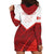 Custom Canada Rugby 2024 Hoodie Dress Go Canada Simple Style LT05 - Wonder Print Shop