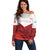 Custom Canada Rugby 2024 Off Shoulder Sweater Go Canada Simple Style LT05 - Wonder Print Shop