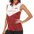 Custom Canada Rugby 2024 Women Sleeveless Polo Shirt Go Canada Simple Style