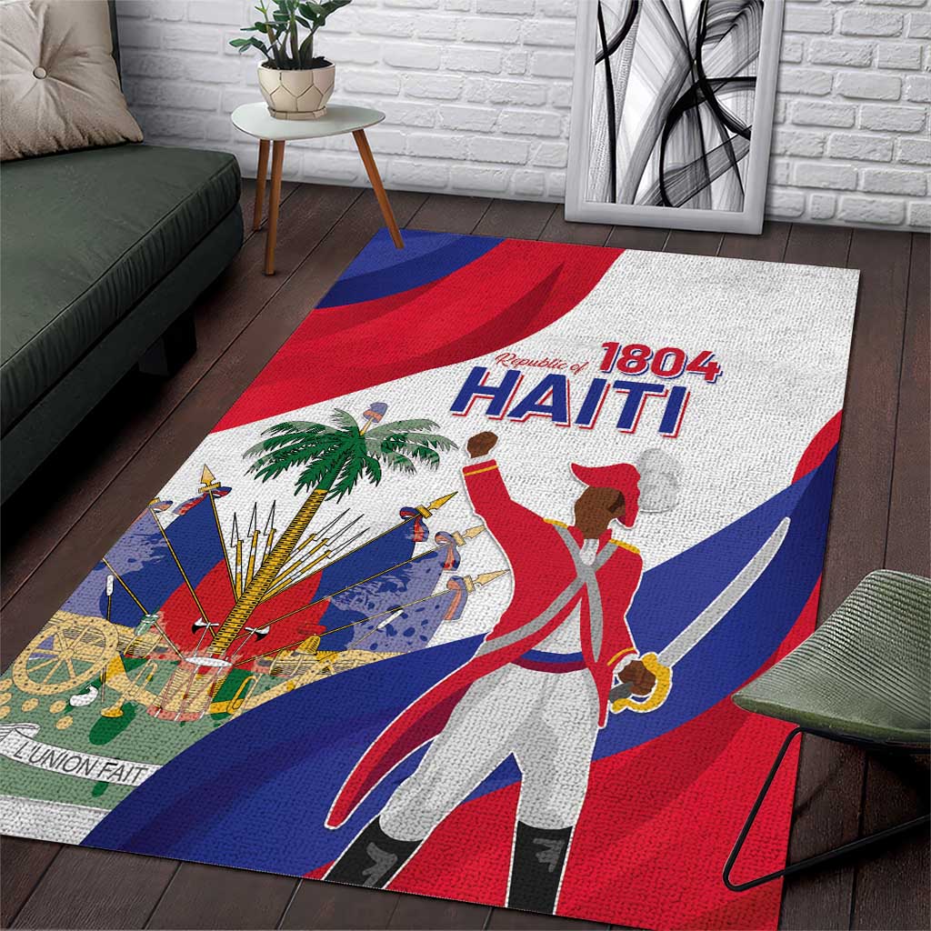 Haiti 221st Anniversary Independence Day Area Rug