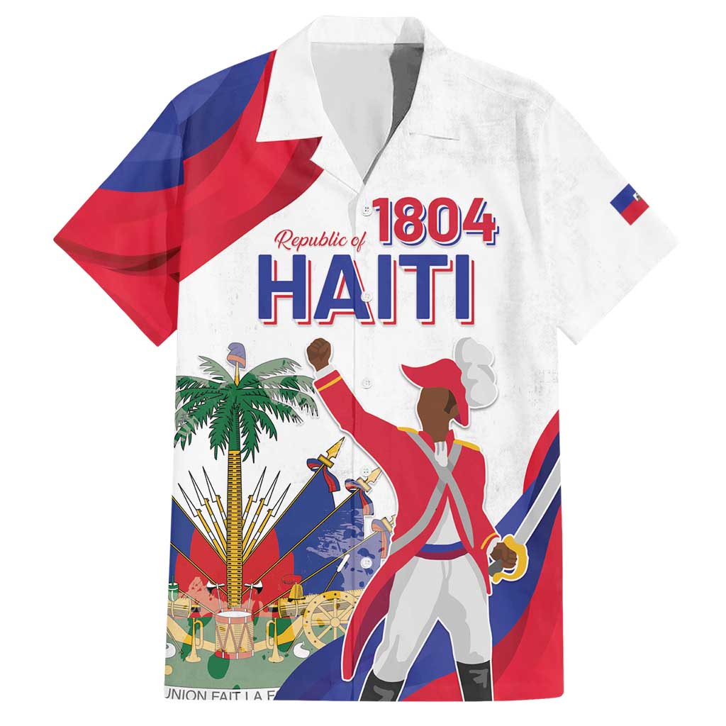 Personalised Haiti 221st Anniversary Independence Day Hawaiian Shirt LT05 - Wonder Print Shop