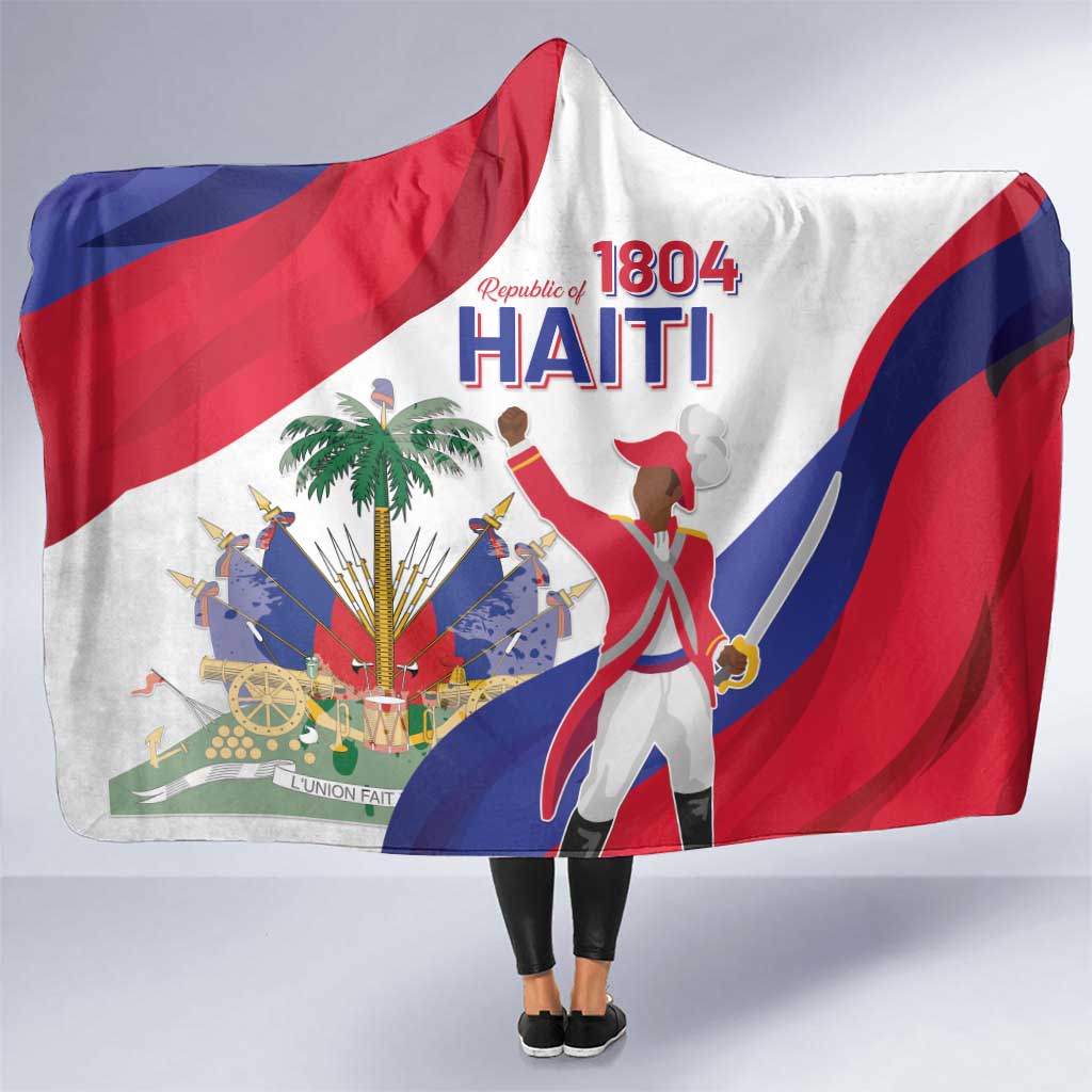 Haiti 221st Anniversary Independence Day Hooded Blanket