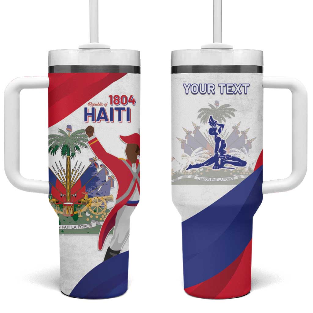 Personalised Haiti 221st Anniversary Independence Day Tumbler With Handle LT05 - Wonder Print Shop