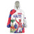 Personalised Haiti 221st Anniversary Independence Day Wearable Blanket Hoodie