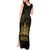 Haiti 1804 Tank Maxi Dress Polynesian Gold Neg Maron LT05 - Wonder Print Shop