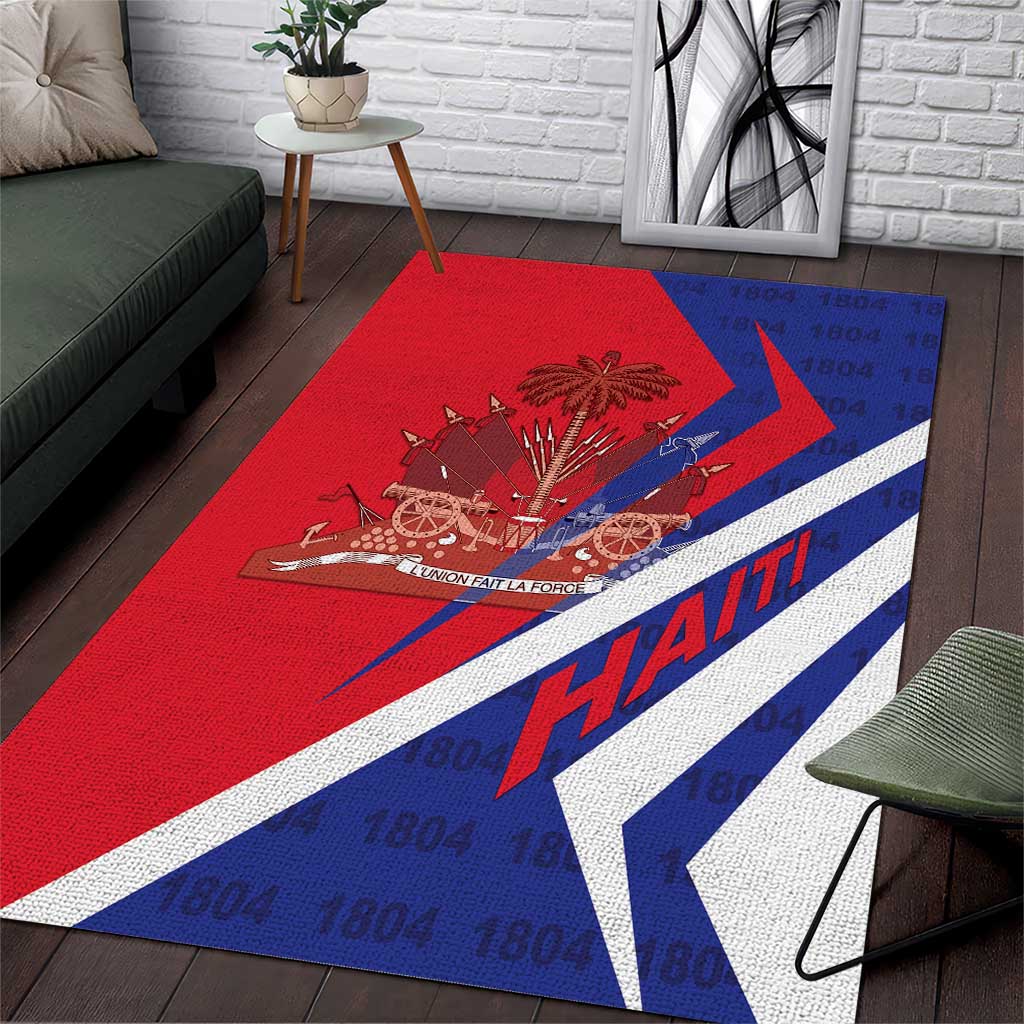 Haiti 1804 Area Rug Coat Of Arms Simple Style