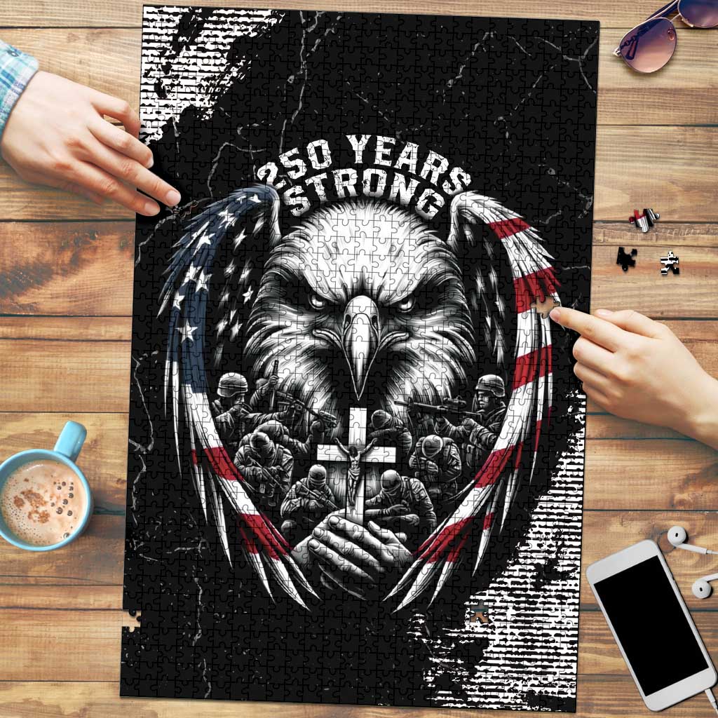 USA 250 Years Strong Puzzle 4th Of July 2026 Semiquincentennial - Wonder Print Shop
