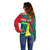 Personalised Grenada Off Shoulder Sweater Coat Of Arms Unique Style