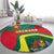 Grenada Round Carpet Coat Of Arms Unique Style