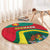 Grenada Round Carpet Coat Of Arms Unique Style