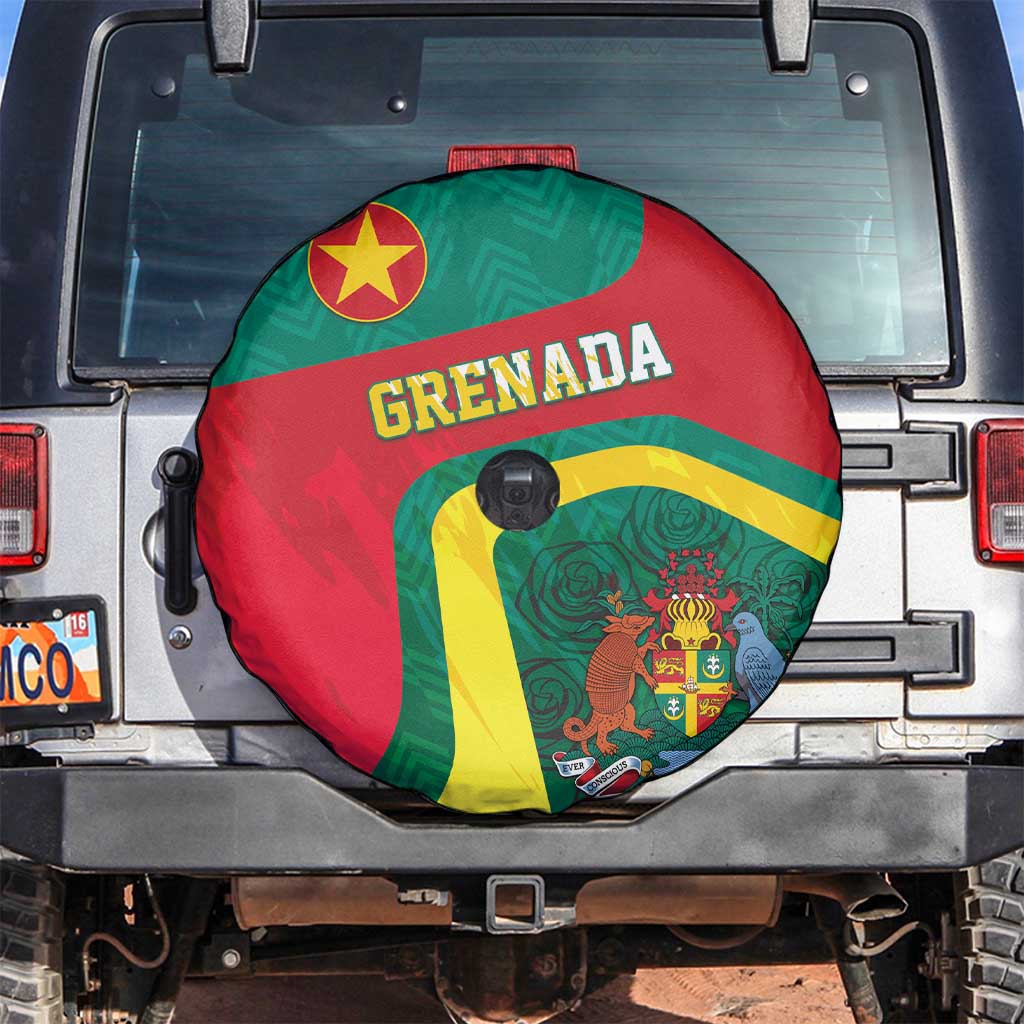 Grenada Spare Tire Cover Coat Of Arms Unique Style